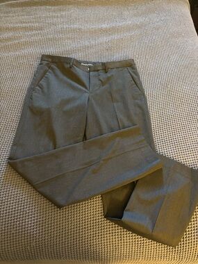 Express Men's Gray Dress Pants - Slim Tailored